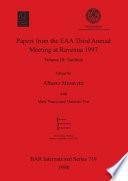 libro Papers From The Eaa Third Annual Meeting At Ravenna 1997: Sardinia